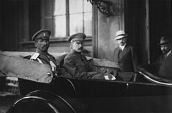 Retrato fotográfico de Lavr Kornílov y Borís Sávinkov