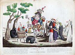 Sátira de la Revolución francesa con referencias a Rabelais
