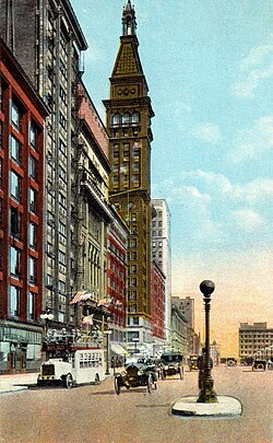 Michigan Boulevard a principios del siglo XX