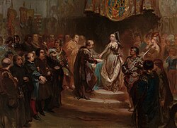 La Princesa María de Borgoña concede el Gran Privilegio a los Estados Generales de los Países Bajos