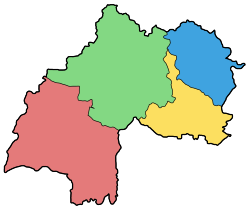 División administrativa de la diócesis