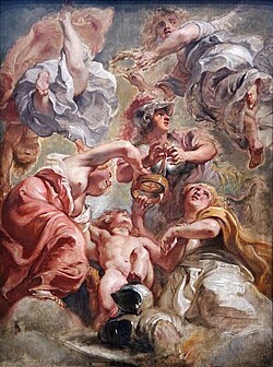 Pintura alegórica de Peter Paul Rubens sobre la unión