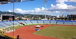 Instalaciones del Hasely Crawford Stadium en Puerto España