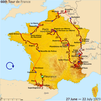 Imagen representativa del Tour de Francia 1979