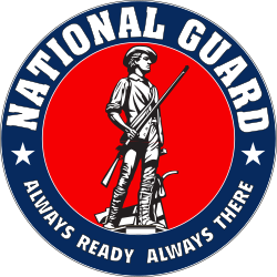 Representación visual asociada a la Guardia Nacional de los Estados Unidos