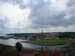 Vista de Elsinor desde el castillo
