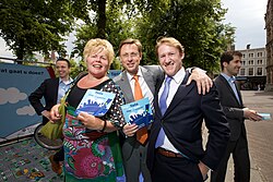 Miembros de la Cámara de Representantes en campaña