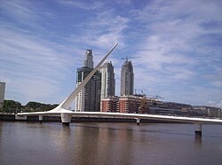 Puente de la Mujer en Buenos Aires, Argentina