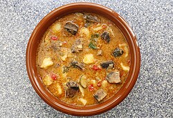 Plato de pataco de Alforja