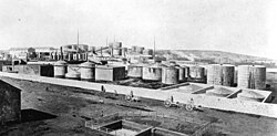 Refinería en Bakú, Azerbaiyán, en 1912
