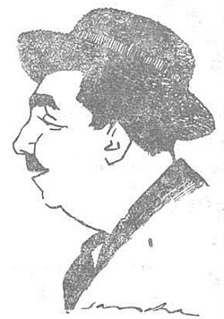 Retrato de Rafael Salazar Alonso realizado por Sancha para el diario La Voz en 1929