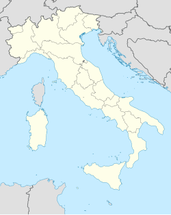 Ubicación de Roma en Italia