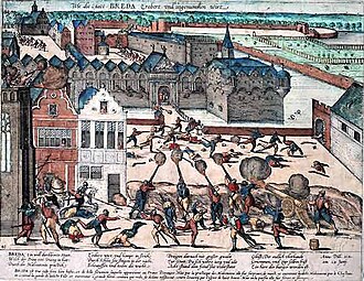 Ilustración histórica relacionada con la Toma de Breda