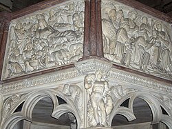 Detalle del púlpito de Pisa