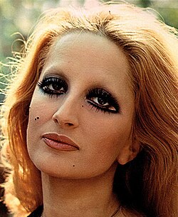 Retrato de Mina Mazzini en 1972