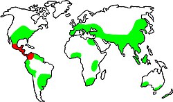 Mapa histórico de la expansión del cultivo del maíz americano.