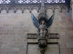 San Rafael (1400), de Pere Sanglada, en la Casa de la Ciudad de Barcelona.