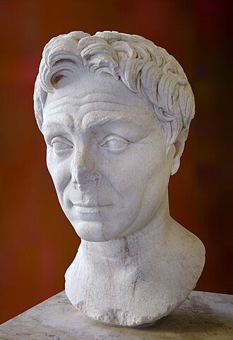 Busto de Pompeyo el Grande del Museo del Louvre, París, Francia