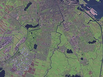 Foto satelital de Amstelveen