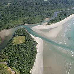 Vista de un estuario
