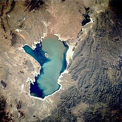 Fotografía paisajística del entorno del Lago Poopó
