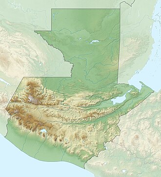 Mapa de ubicación de la región del río Usumacinta en Guatemala.