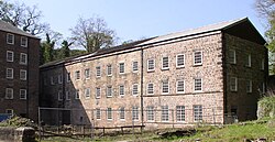 Cromford Mill tal y como es hoy en día.