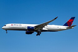 Aparato de Delta Air Lines en operaciones