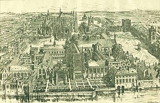 Manuscrito medieval que ilustra la relación institucional entre el rey y sus consejeros