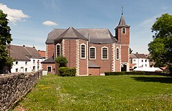 Ivoz-Ramet, la iglesia: l'église Saints-Pierre-et-Paul
