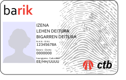 Tarjeta Barik personalizada