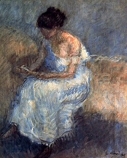 Mujer leyendo (1908)