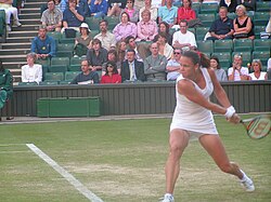 Lindsay Davenport en Wimbledon