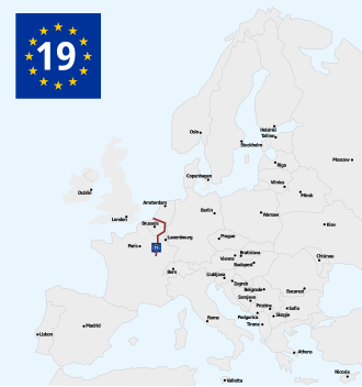Detalle del recorrido de la EuroVelo 19