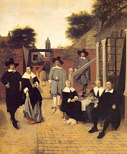 Familia holandesa por de Hooch, 1662