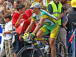 Aurélien Clerc con el maillot del Phonak