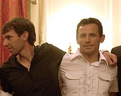 Walter Pérez y Juan Curuchet en la Casa Rosada