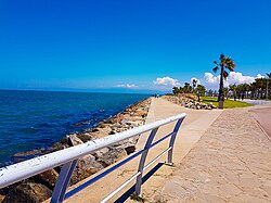 Paseo marítimo de Nador junto a la costa