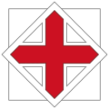Representación gráfica asociada a la Cruz de Sant Jordi