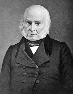 Secretario de Estado John Q. Adams, autor de la doctrina Monroe.