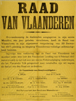 Cartel del Consejo de Flandes