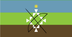 Bandera del Territorio Autónomo Guaraní de Charagua