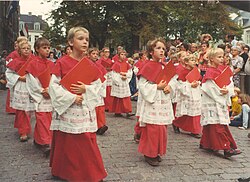 Procesión tradicional en Maastricht