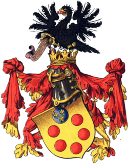 Escudo histórico de la Casa de Médici