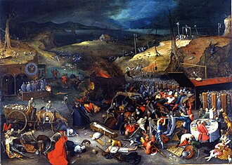 Versión de El triunfo de la muerte por Jan Brueghel el Viejo.