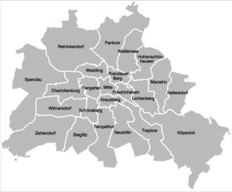 Plano y ubicación de la Potsdamer Platz