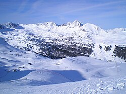 Sector de Grau Roig en la estación de esquí GrandValira, Andorra