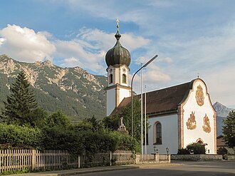 Iglesia de San Sebastián en Krün
