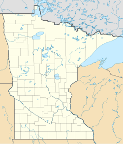 Mapa de ubicación de Adrian en el condado de Nobles, Minnesota