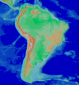 Esquema geomorfológico de la cordillera